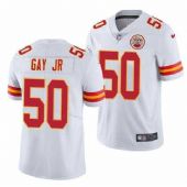 Men & Women & Youth Kansas City Chiefs #50 Willie Gay Jr. White Vapor Untouchable Limited Stitched Football Jersey